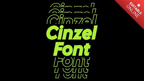 camzeu|Cinzel Font .